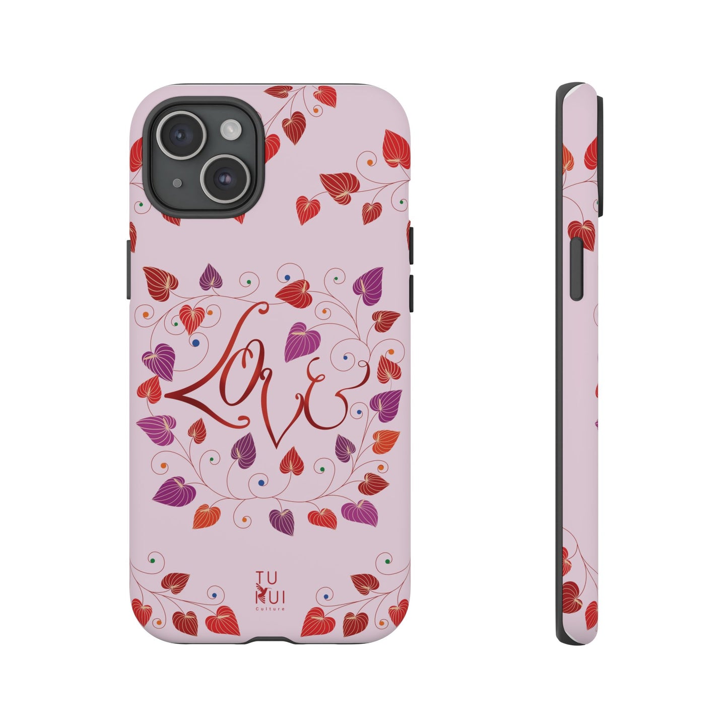 Phone Case - 'Love' Lettering Illustration