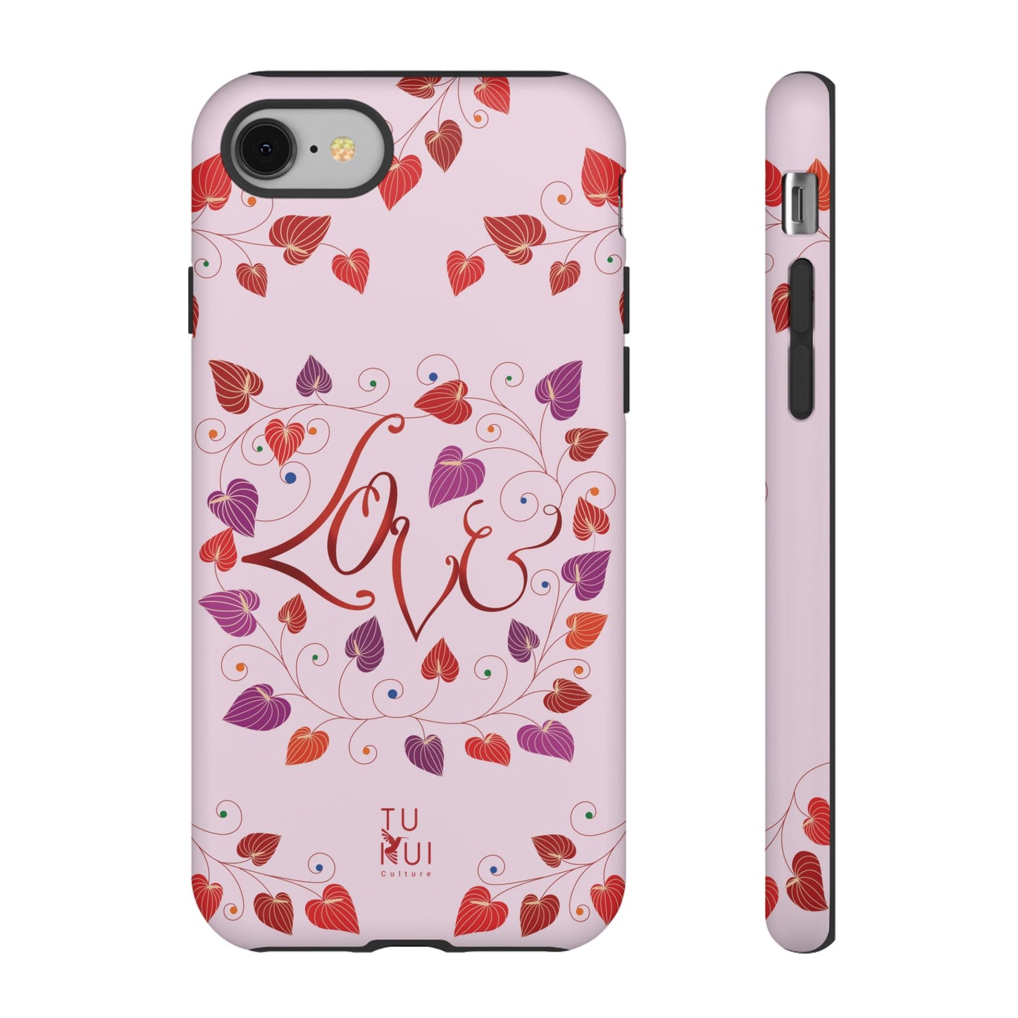 Phone Case - 'Love' Lettering Illustration