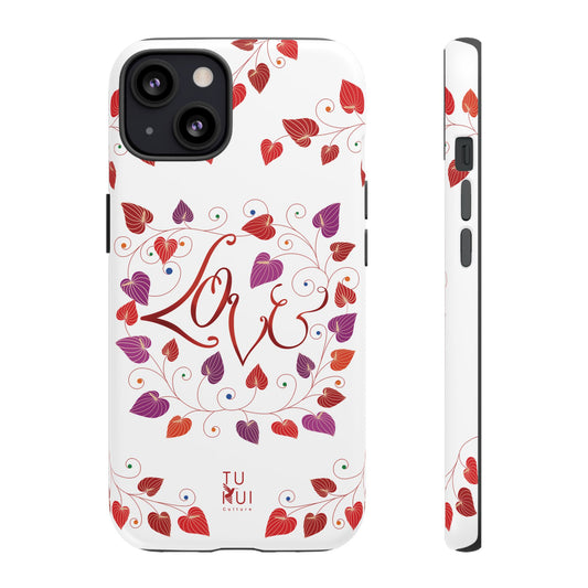 Phone Case - Love Illustration (White)