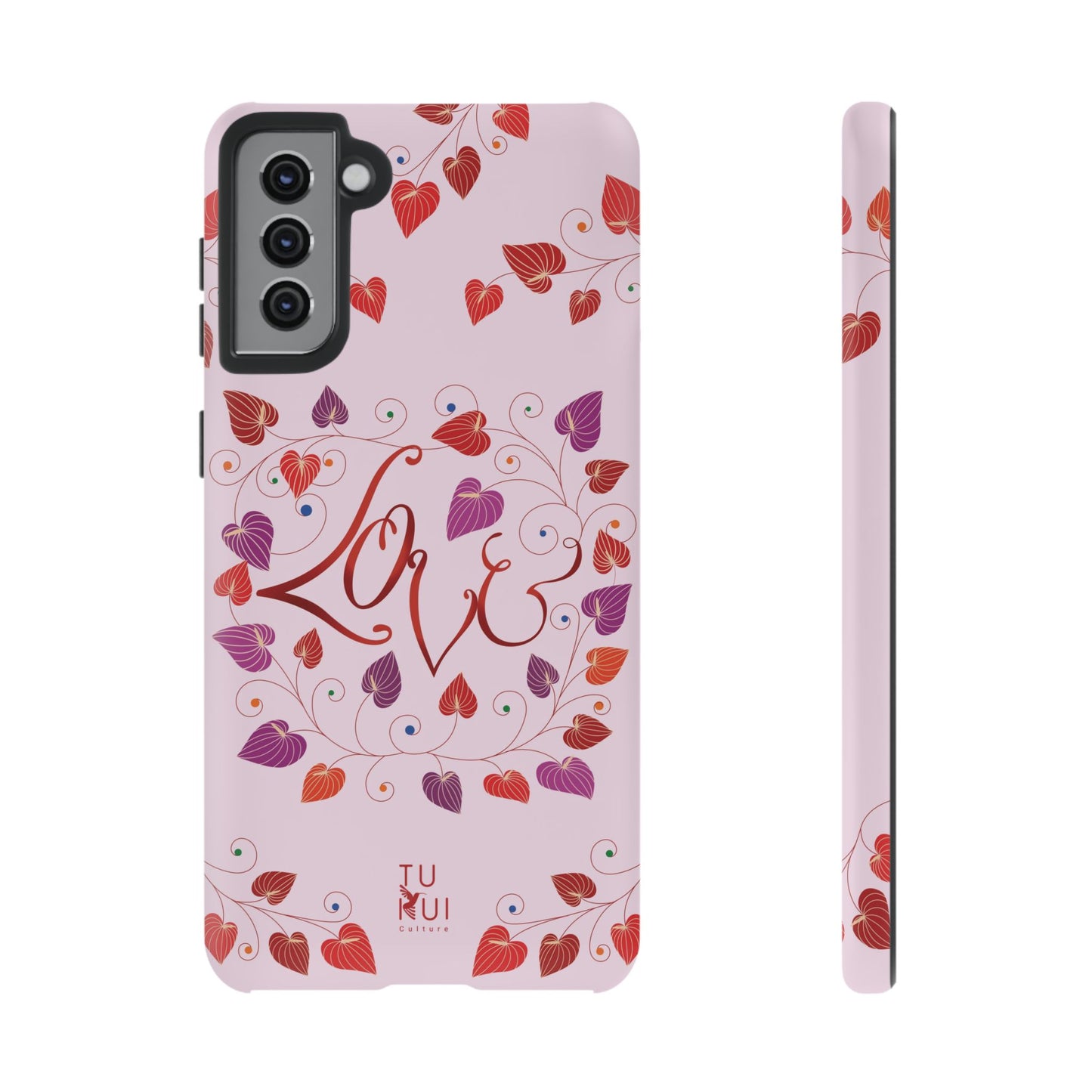 Phone Case - 'Love' Lettering Illustration