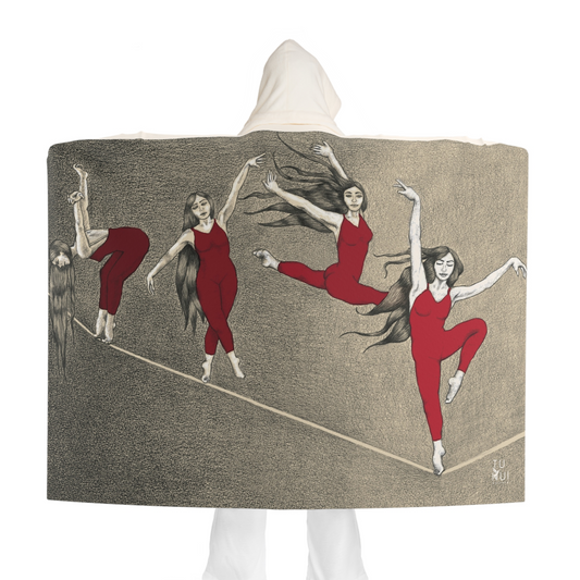 Hooded Sherpa Blanket - Balance