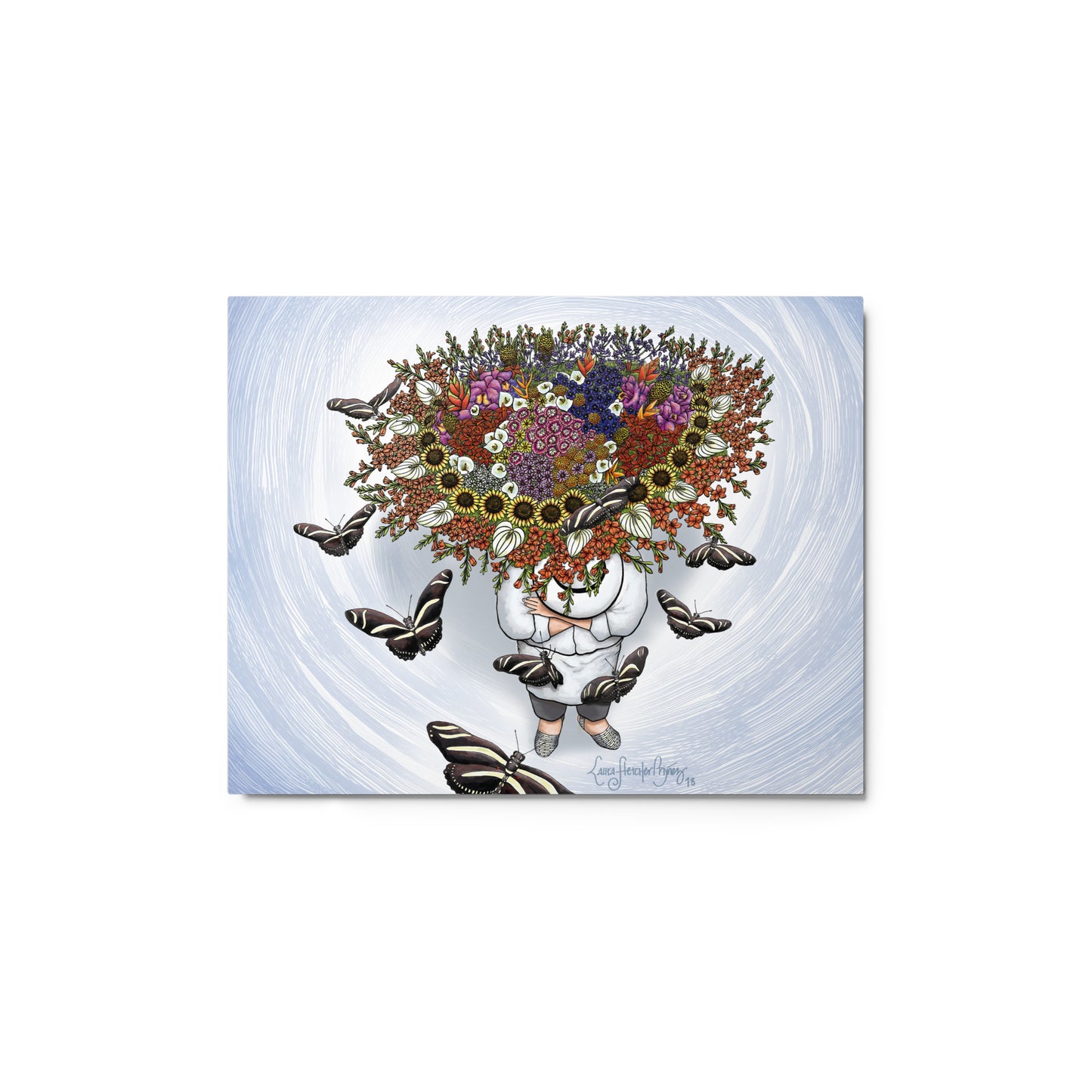 The Magic of the Silletero - Colombian Artwork Metal prints