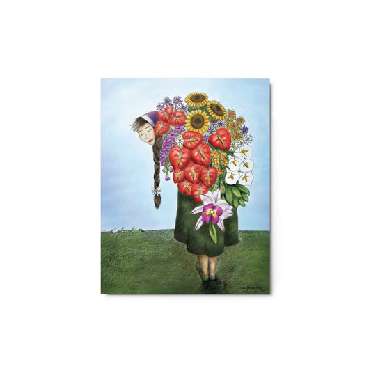 Silletera - Colombian Artwork Metal Print