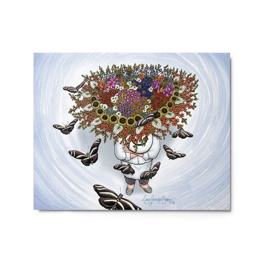 The Magic of the Silletero - Colombian Artwork Metal prints