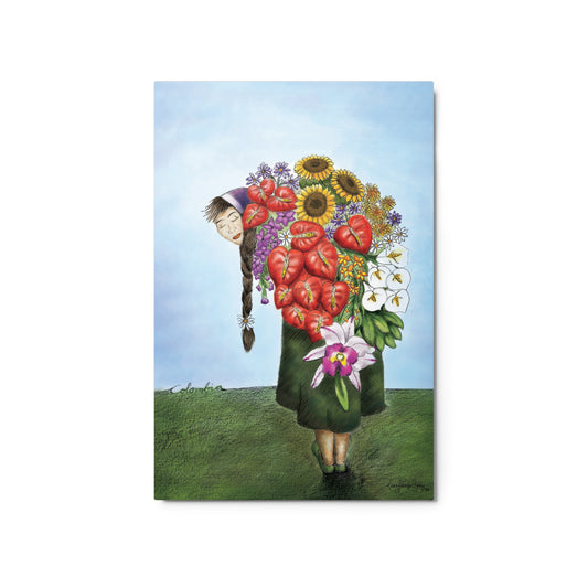 Silletera - Colombian Artwork Metal Print