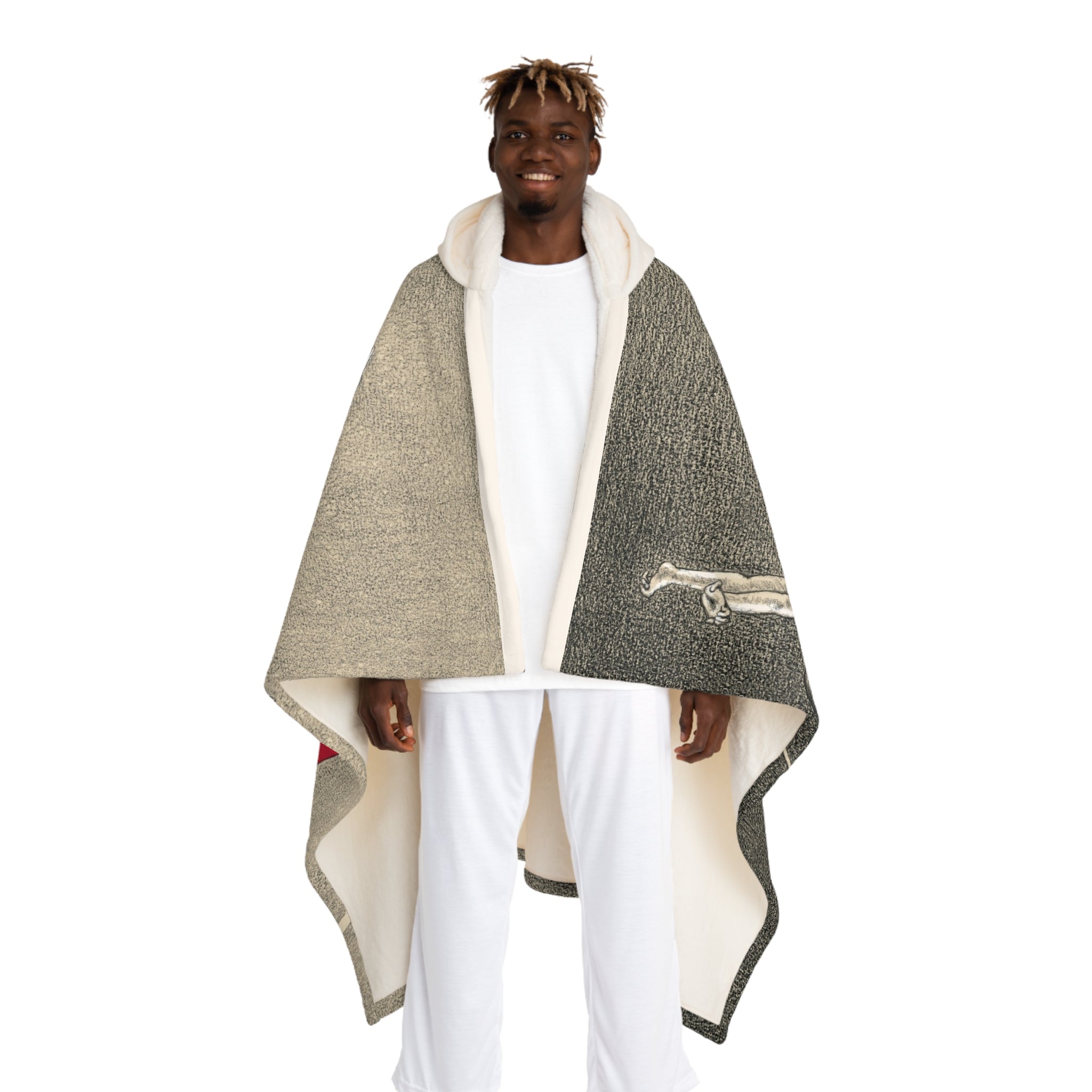 Hooded Sherpa Blanket - Balance