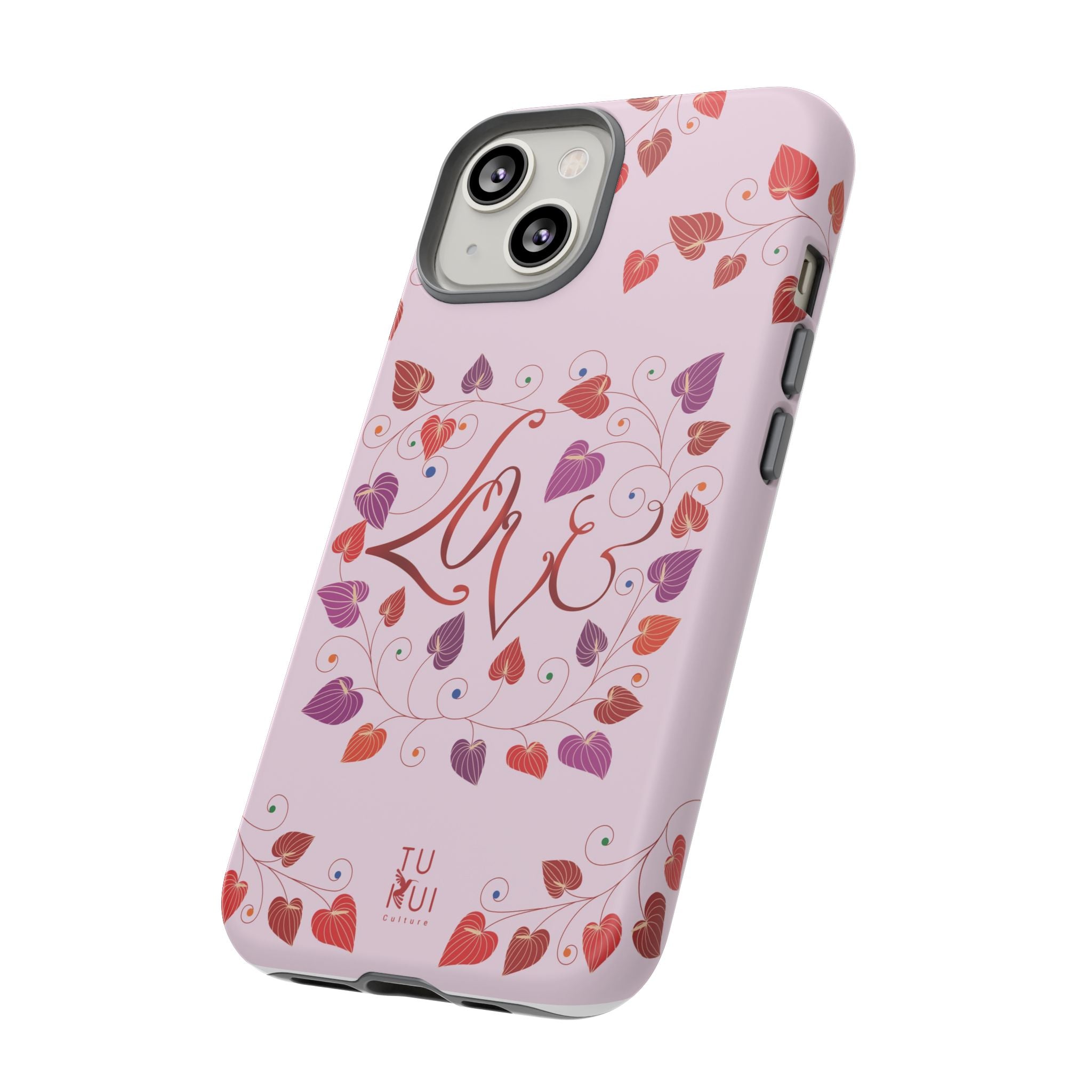 Phone Case - 'Love' Lettering Illustration
