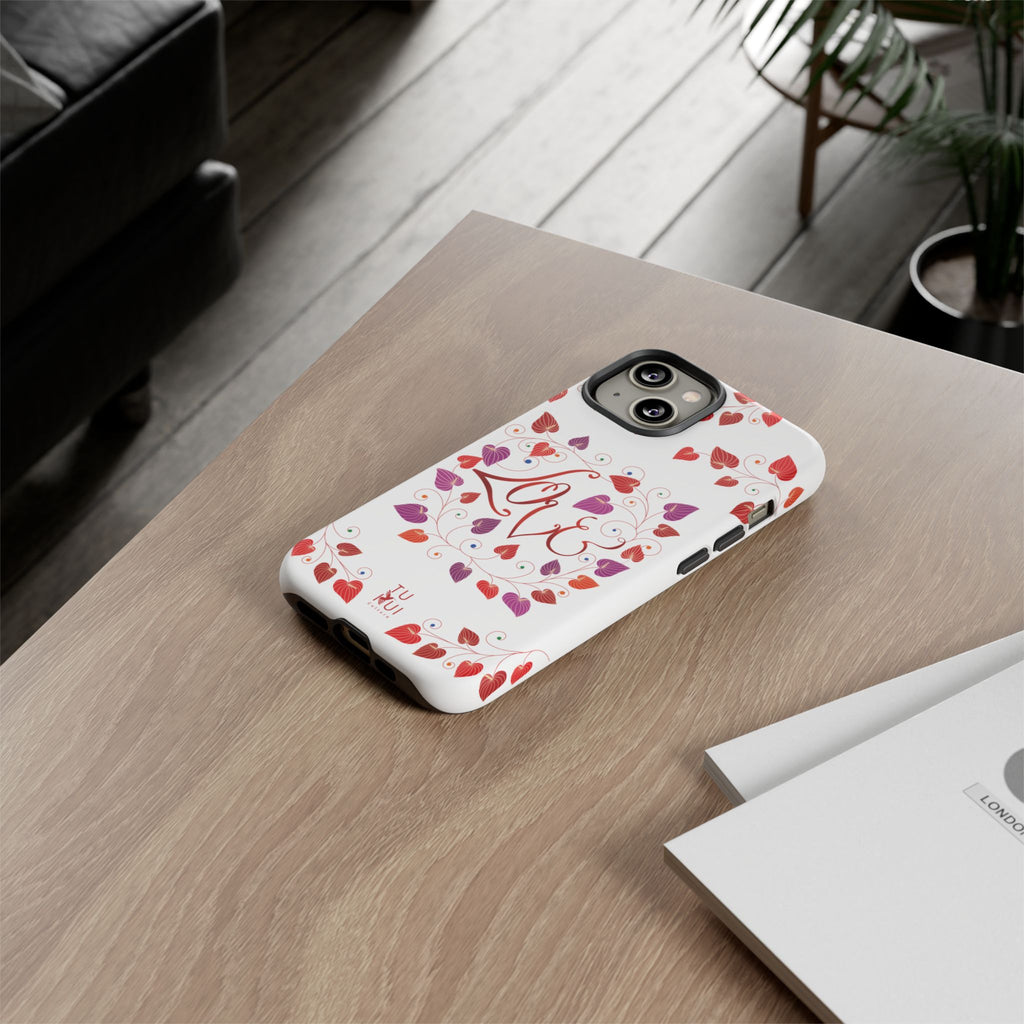 Phone Case - Love Illustration (White)