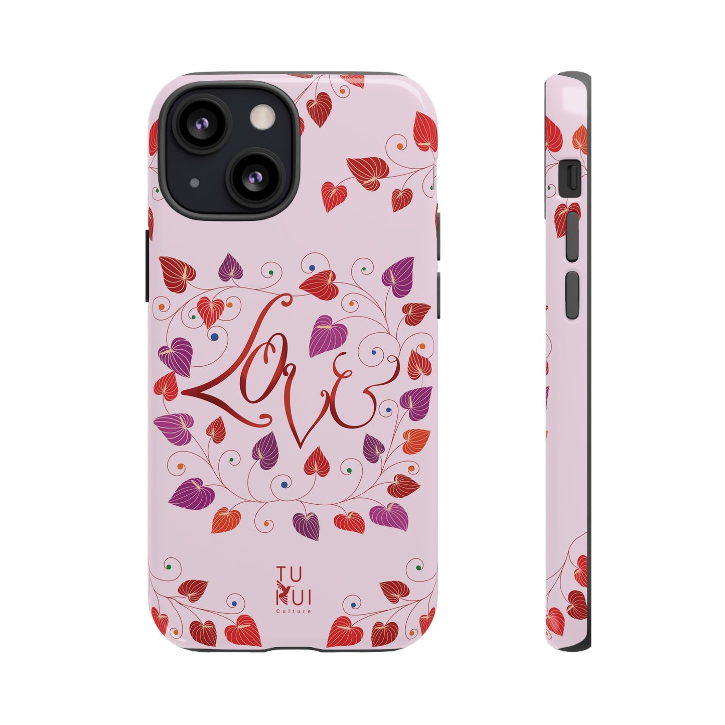 Phone Case - 'Love' Lettering Illustration