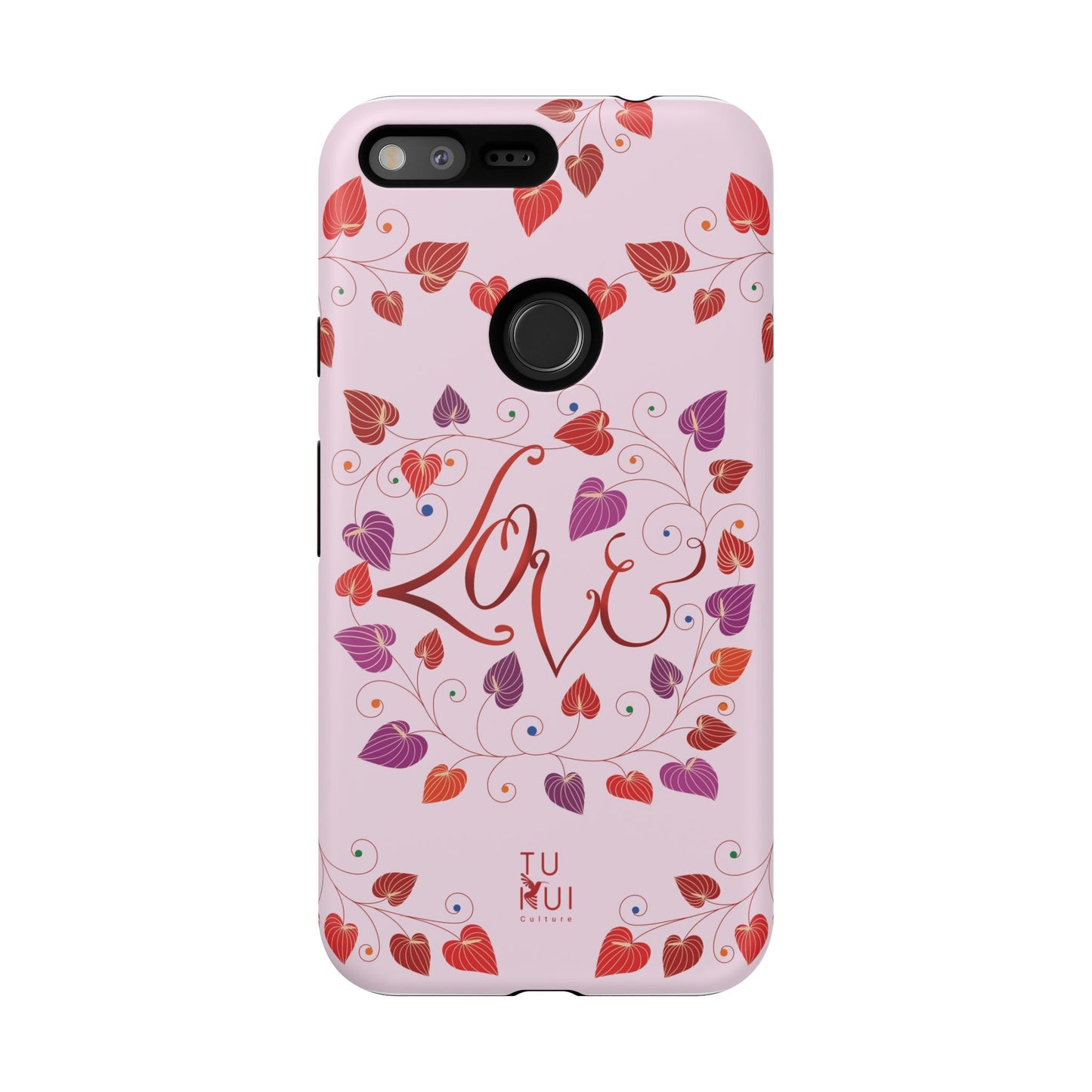 Phone Case - 'Love' Lettering Illustration