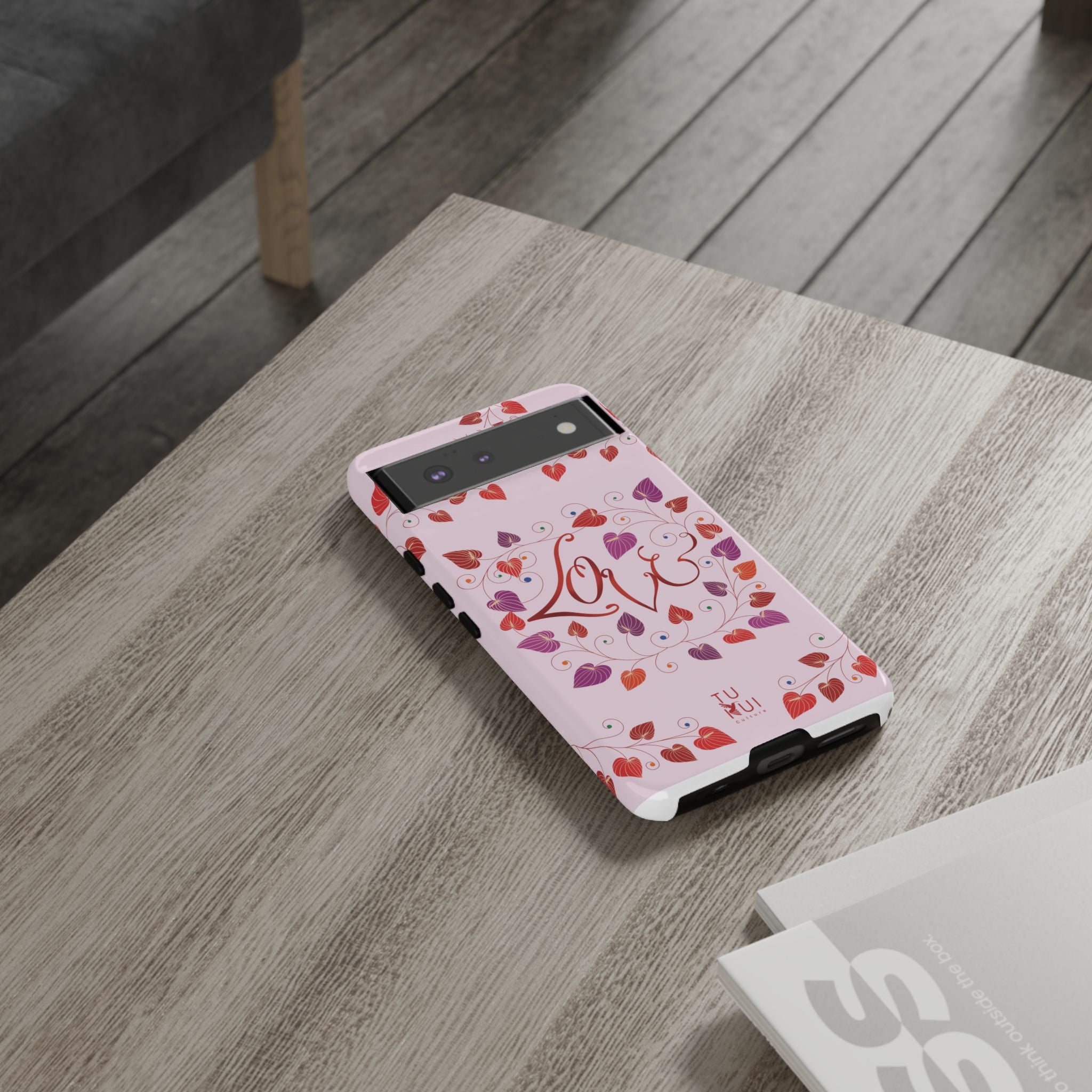 Phone Case - 'Love' Lettering Illustration