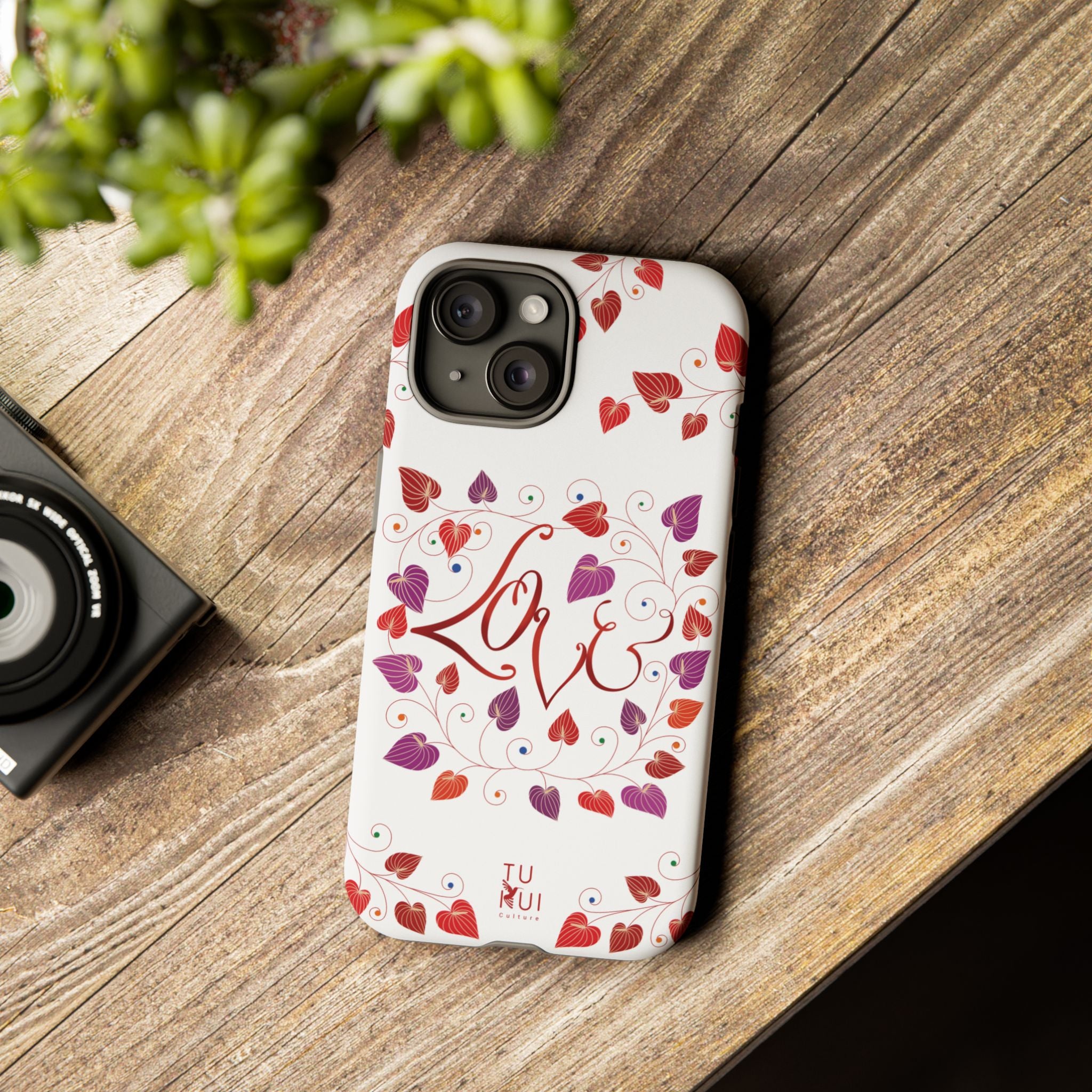 Phone Case - Love Illustration (White)