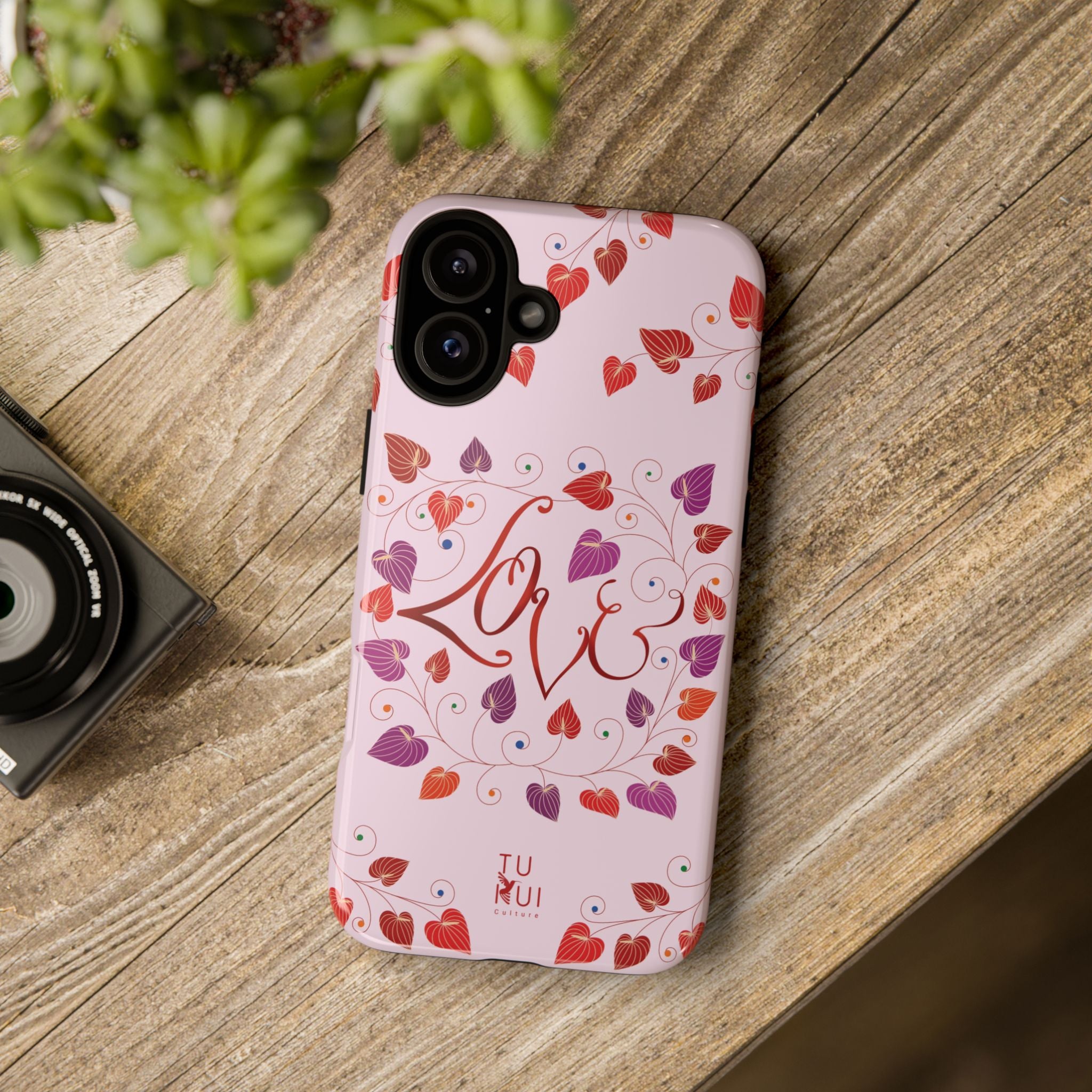 Phone Case - 'Love' Lettering Illustration