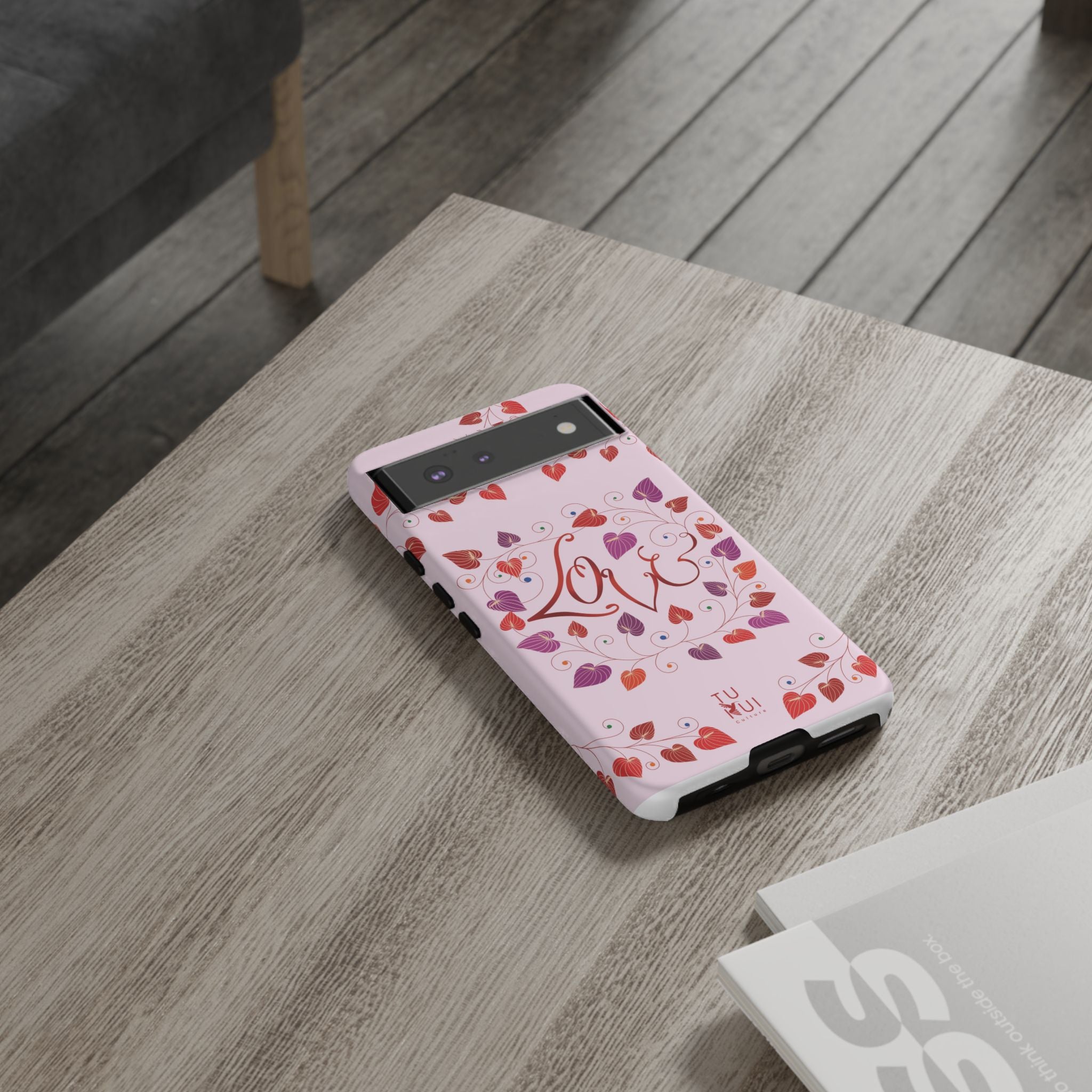 Phone Case - 'Love' Lettering Illustration