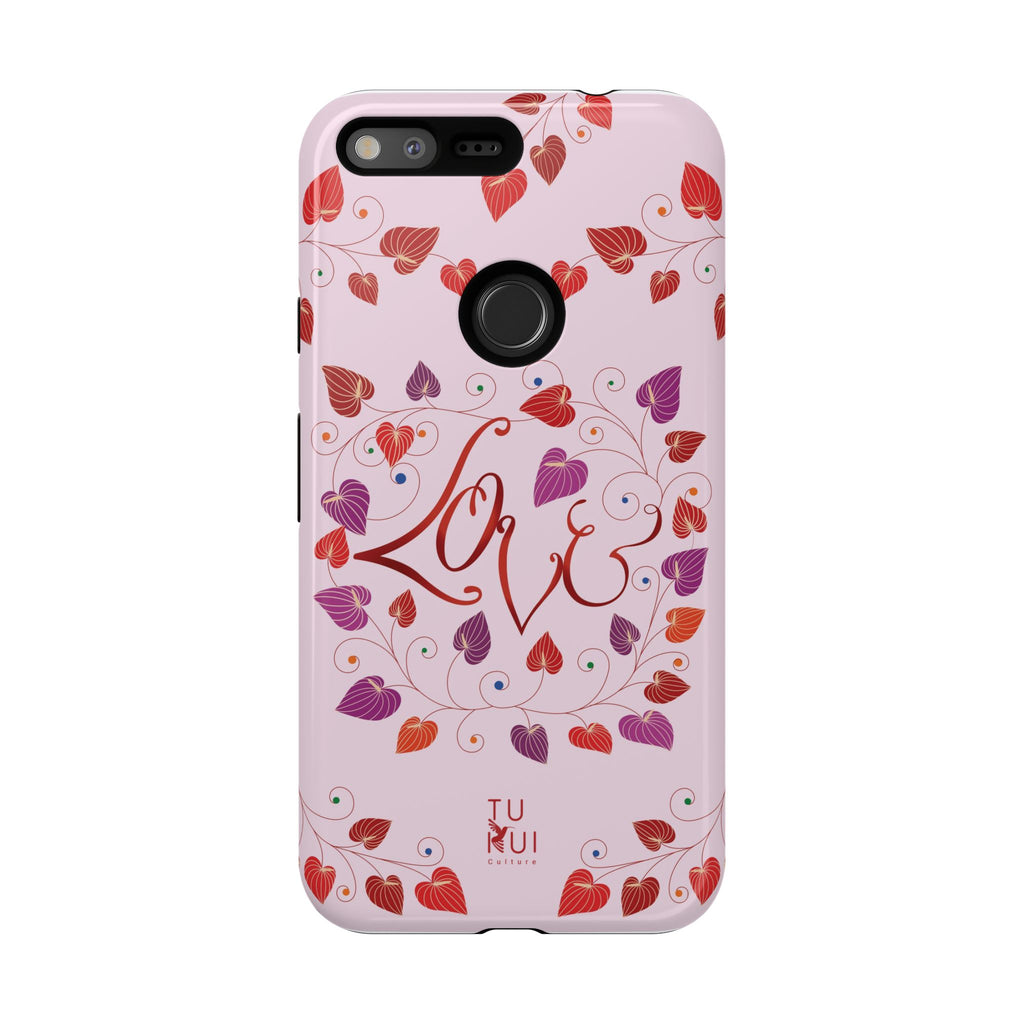Phone Case - 'Love' Lettering Illustration