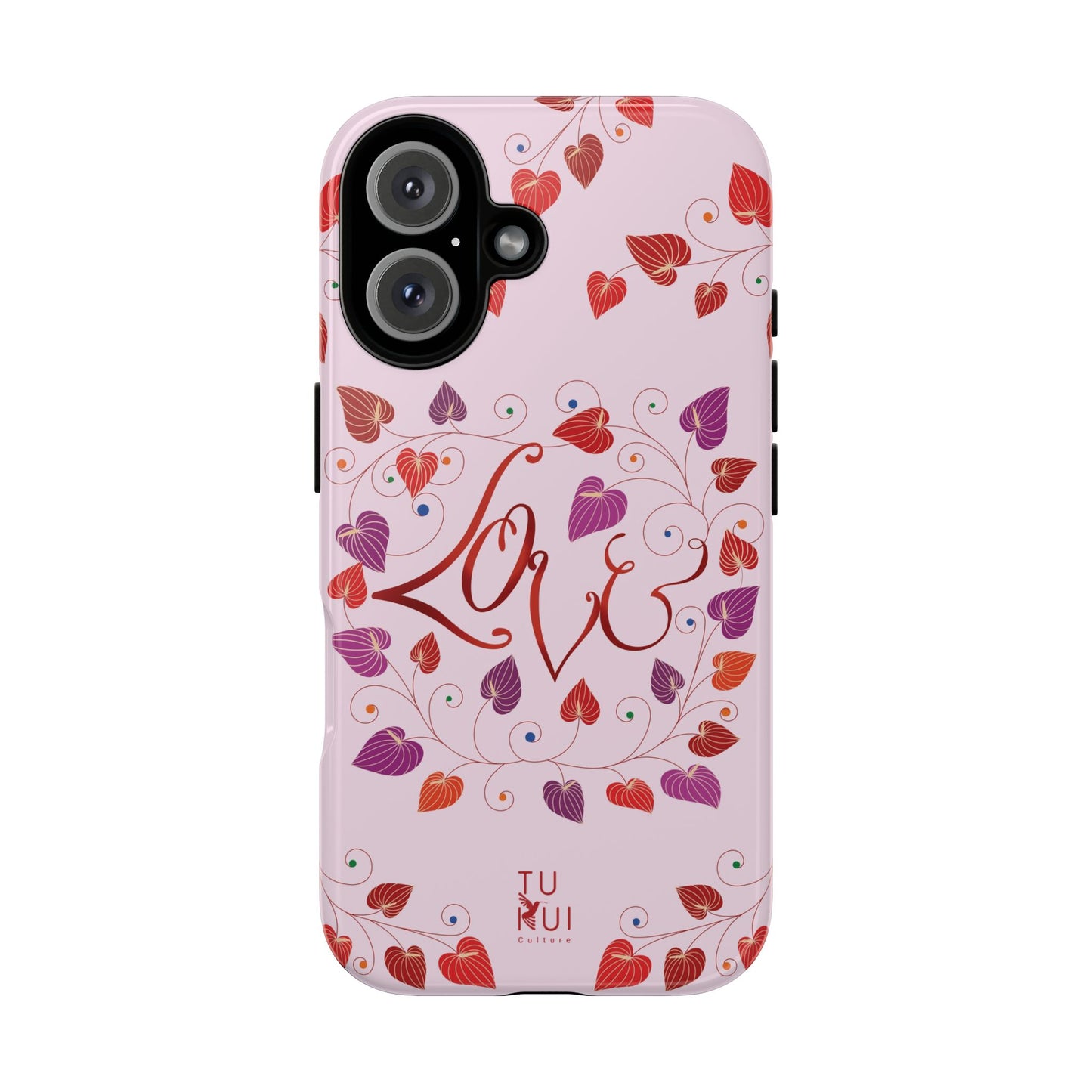 Phone Case - 'Love' Lettering Illustration