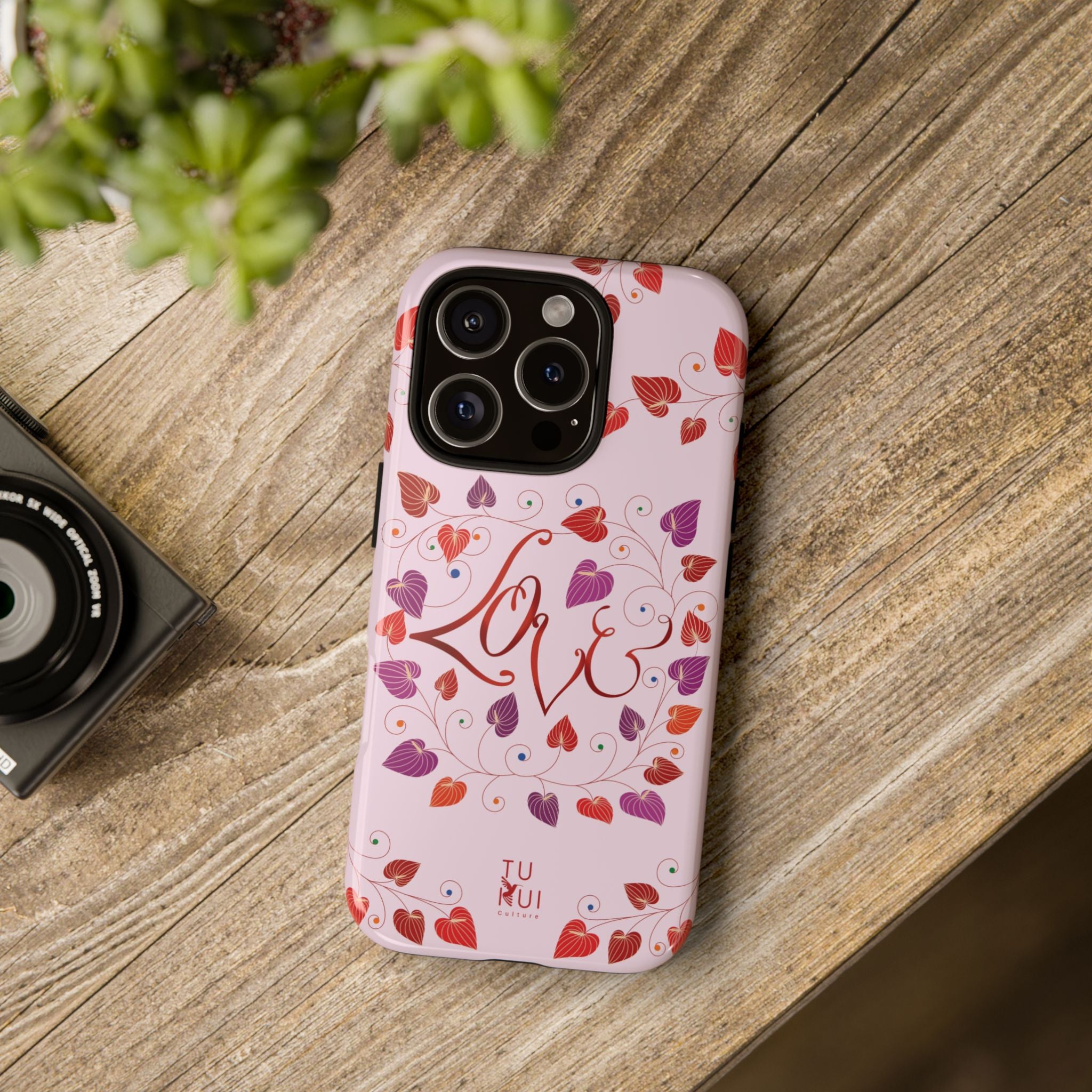 Phone Case - 'Love' Lettering Illustration