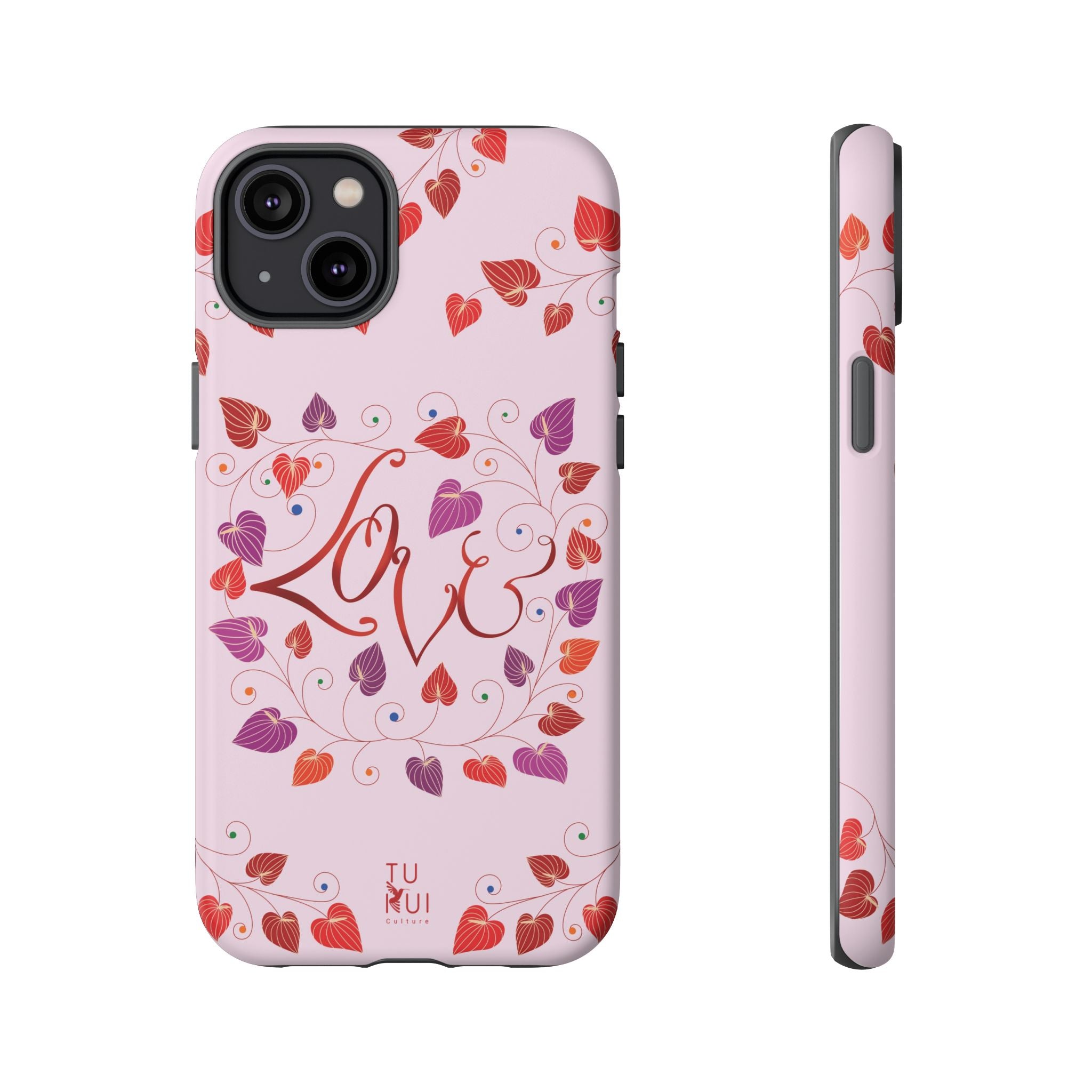 Phone Case - 'Love' Lettering Illustration