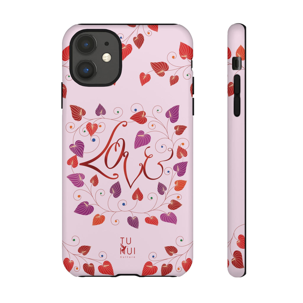 Phone Case - 'Love' Lettering Illustration