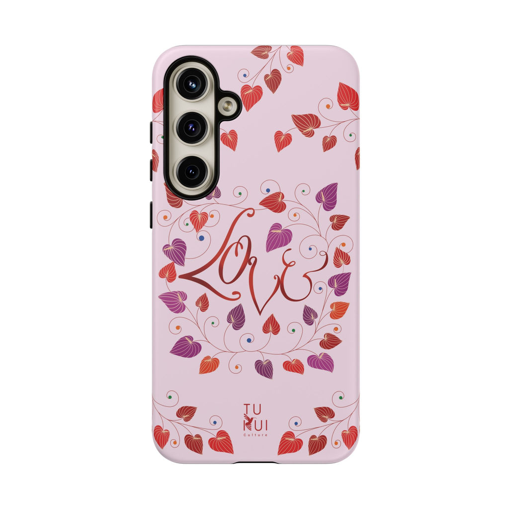 Phone Case - 'Love' Lettering Illustration