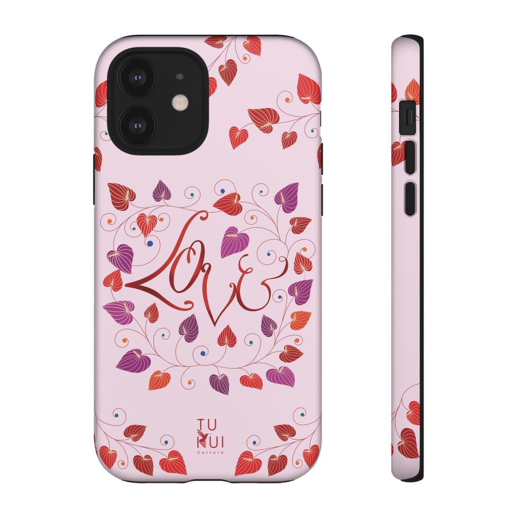 Phone Case - 'Love' Lettering Illustration