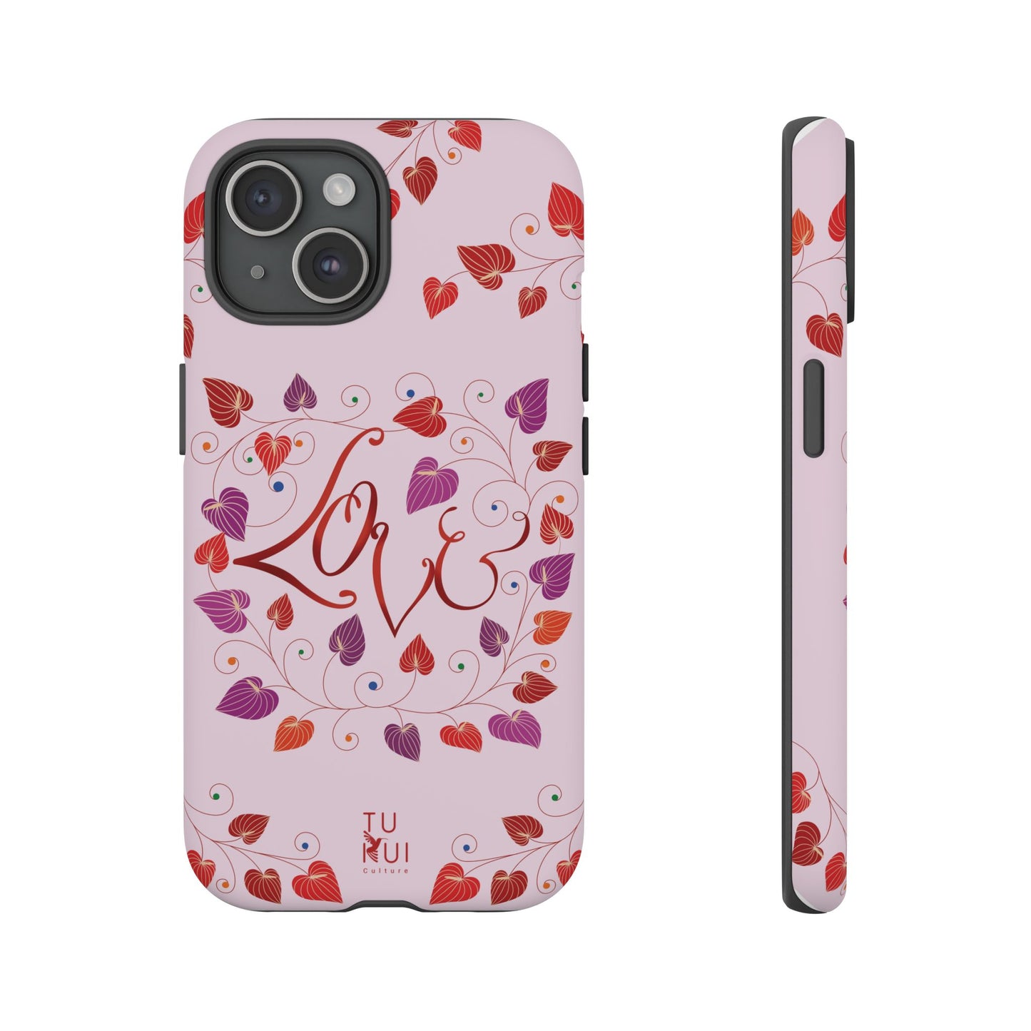 Phone Case - 'Love' Lettering Illustration