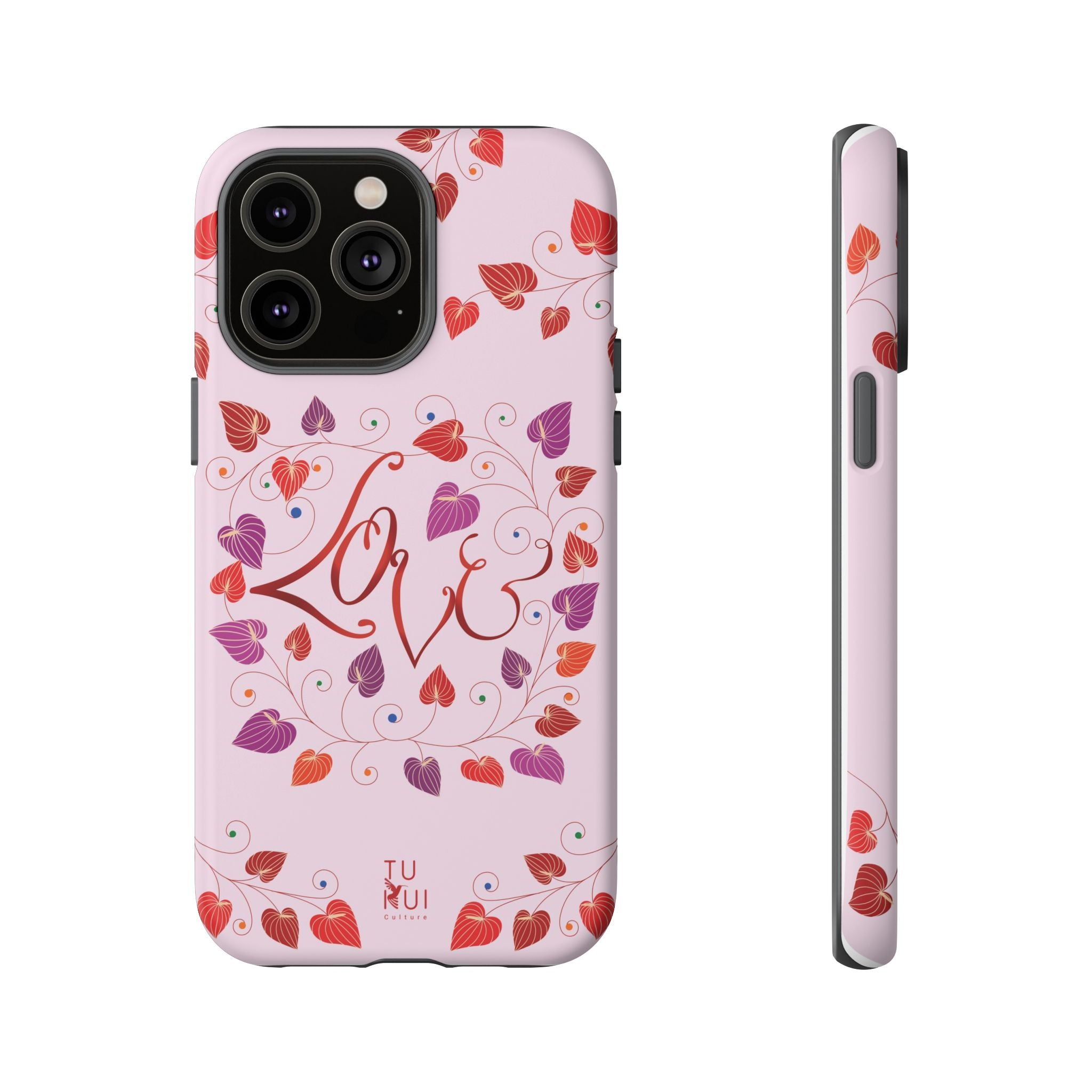 Phone Case - 'Love' Lettering Illustration