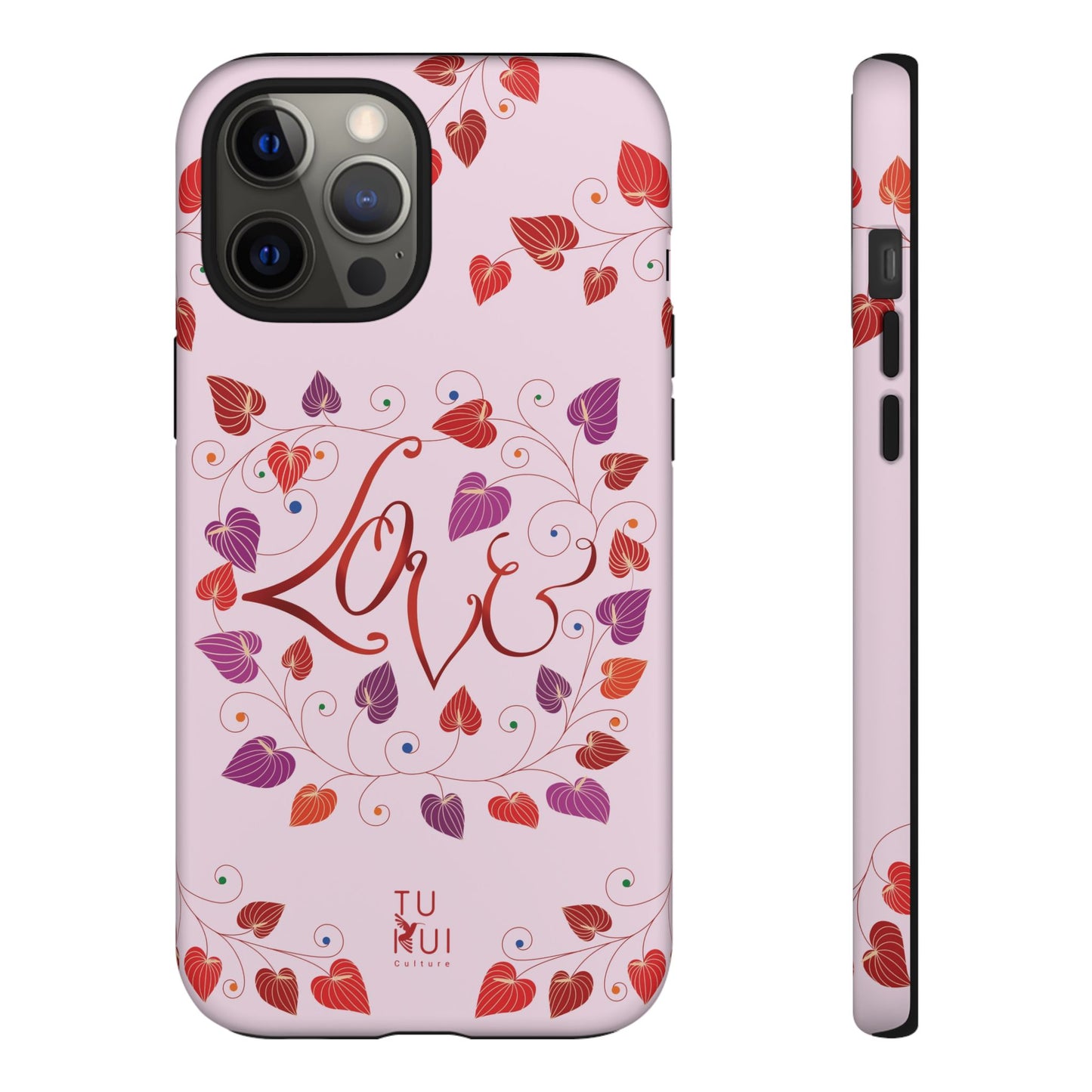 Phone Case - 'Love' Lettering Illustration