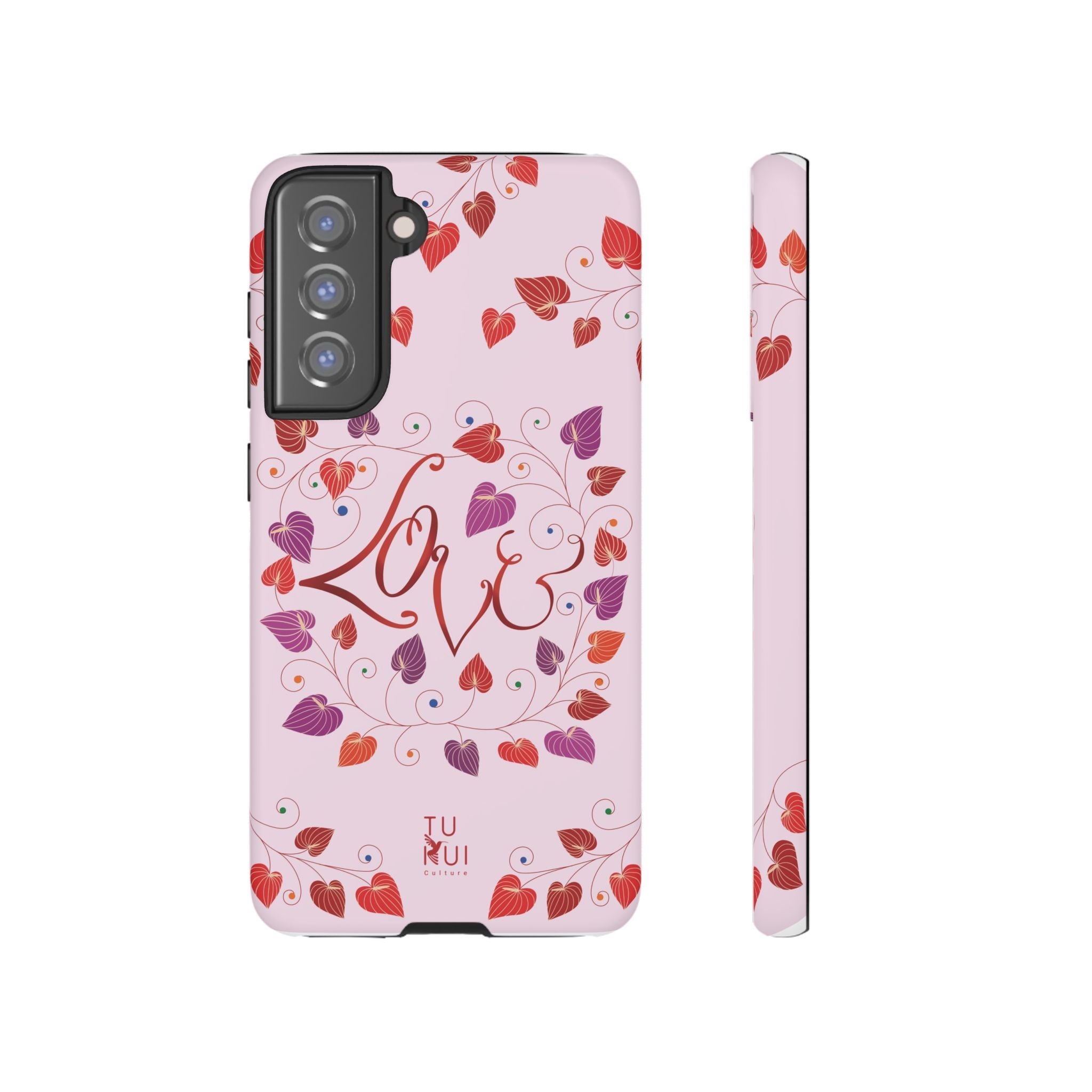 Phone Case - 'Love' Lettering Illustration