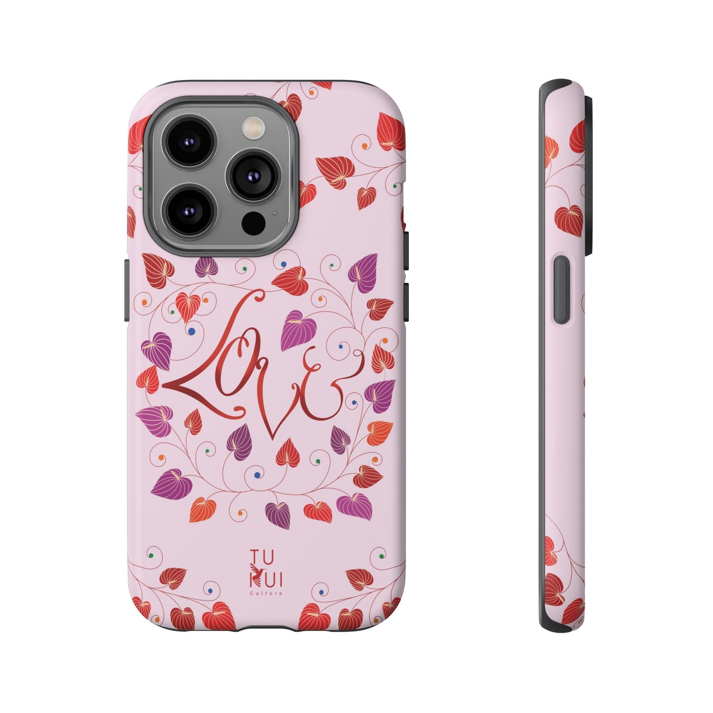 Phone Case - 'Love' Lettering Illustration