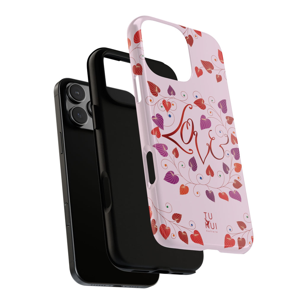 Phone Case - 'Love' Lettering Illustration