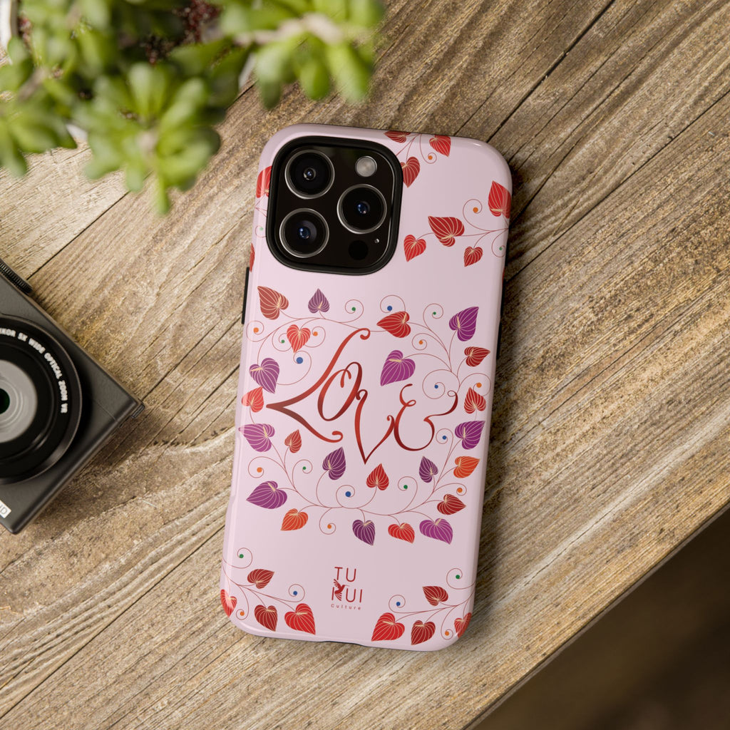 Phone Case - 'Love' Lettering Illustration