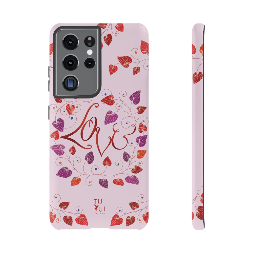 Phone Case - 'Love' Lettering Illustration