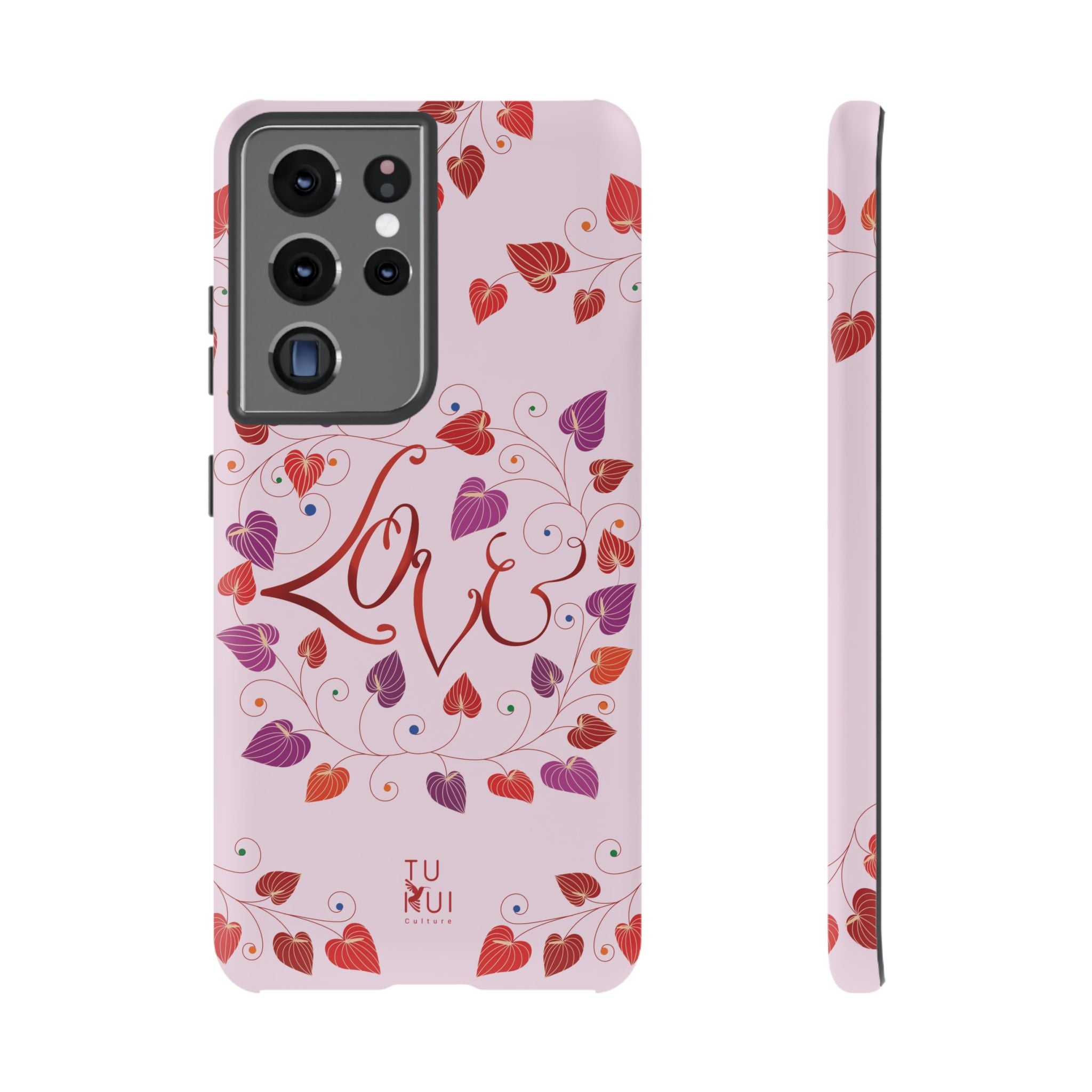 Phone Case - 'Love' Lettering Illustration