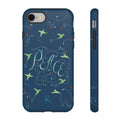 Phone Case - Hummingbirds & Flowers with Peace Lettering