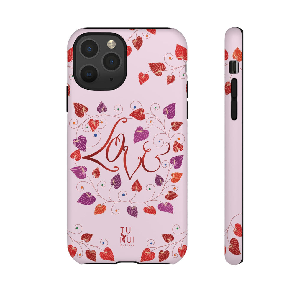 Phone Case - 'Love' Lettering Illustration
