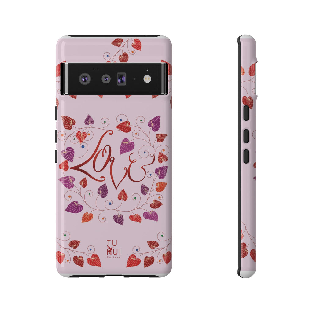 Phone Case - 'Love' Lettering Illustration
