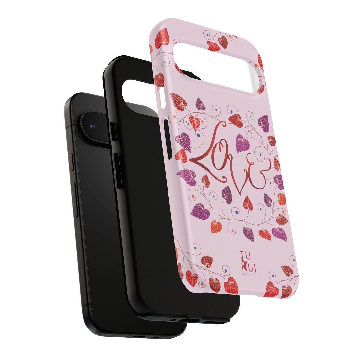 Phone Case - 'Love' Lettering Illustration