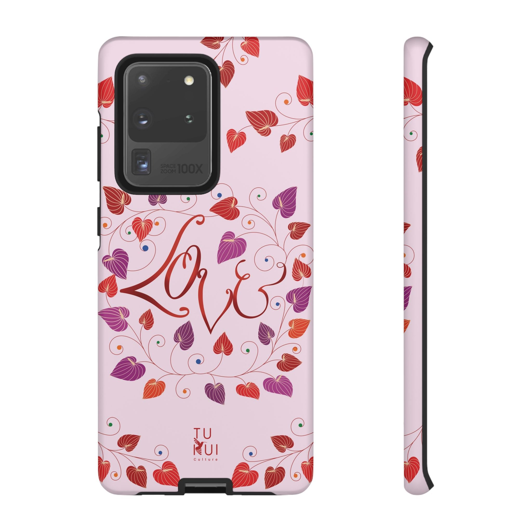 Phone Case - 'Love' Lettering Illustration