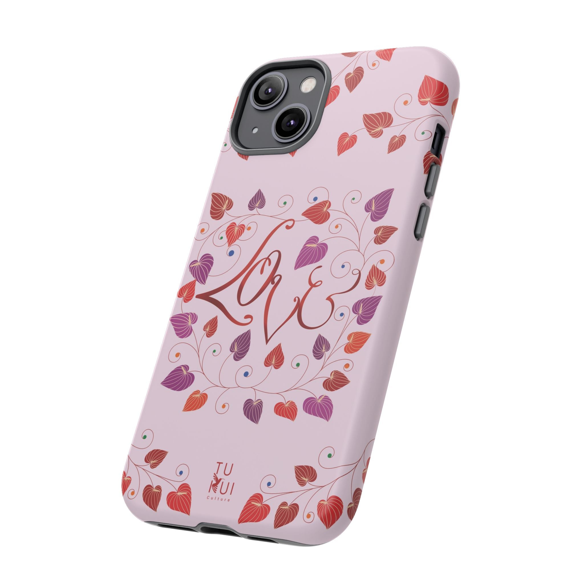 Phone Case - 'Love' Lettering Illustration