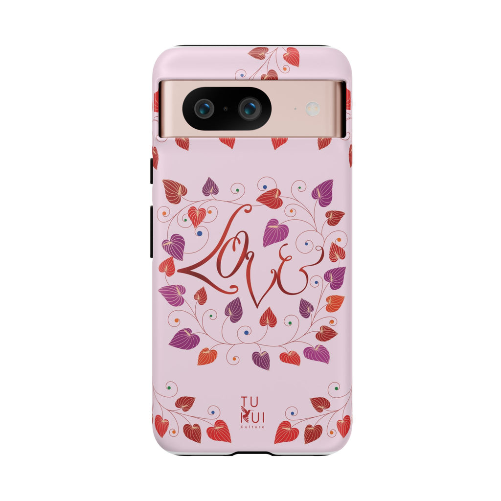 Phone Case - 'Love' Lettering Illustration