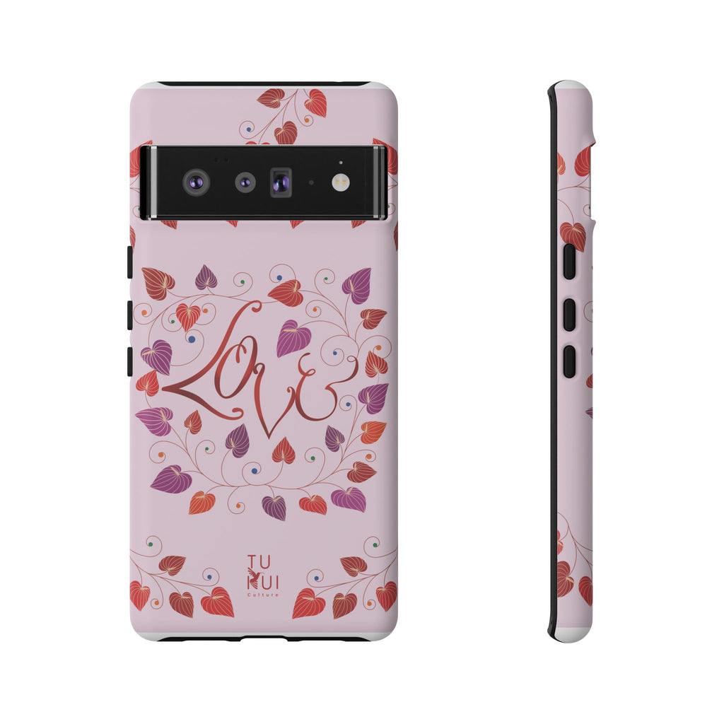 Phone Case - 'Love' Lettering Illustration