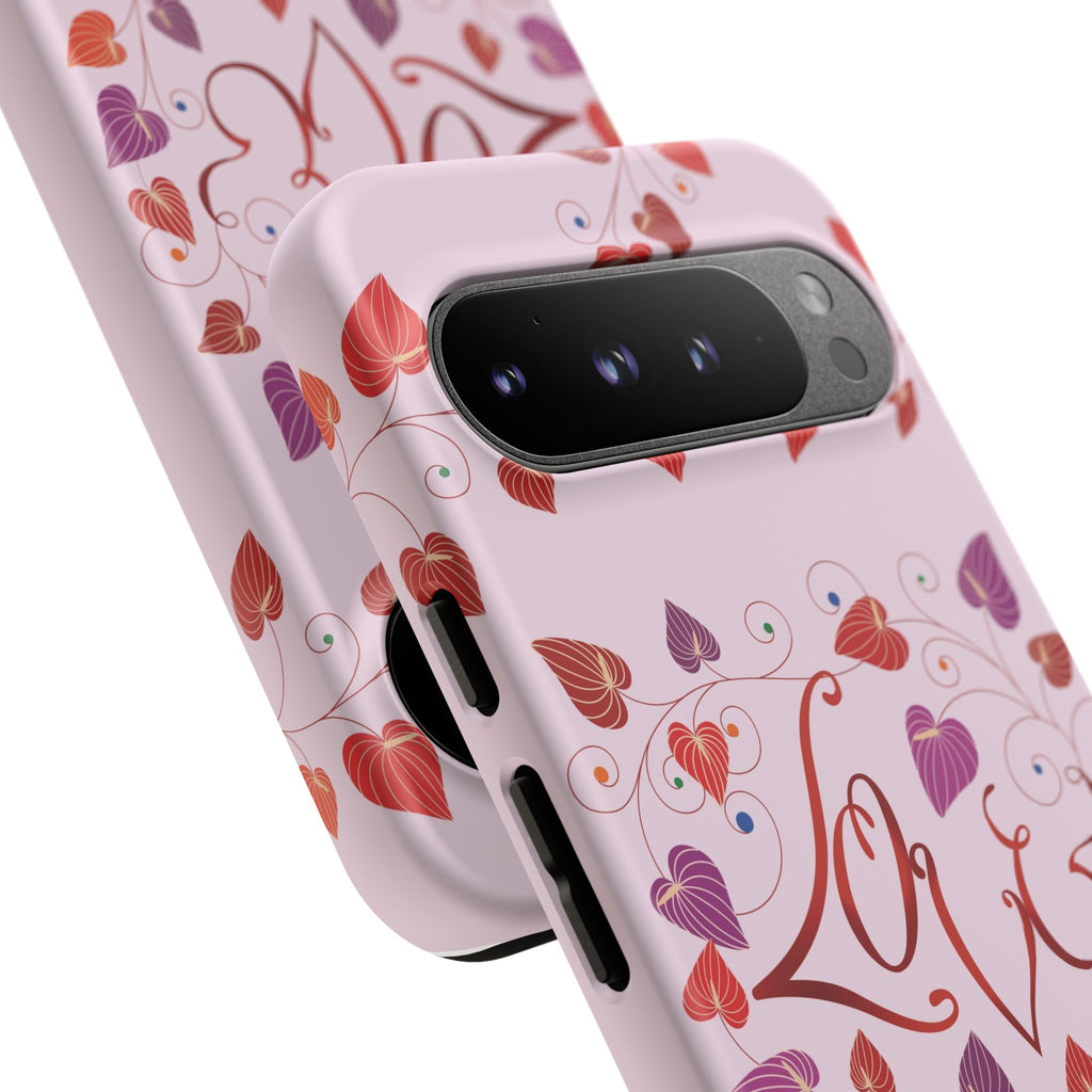 Phone Case - 'Love' Lettering Illustration