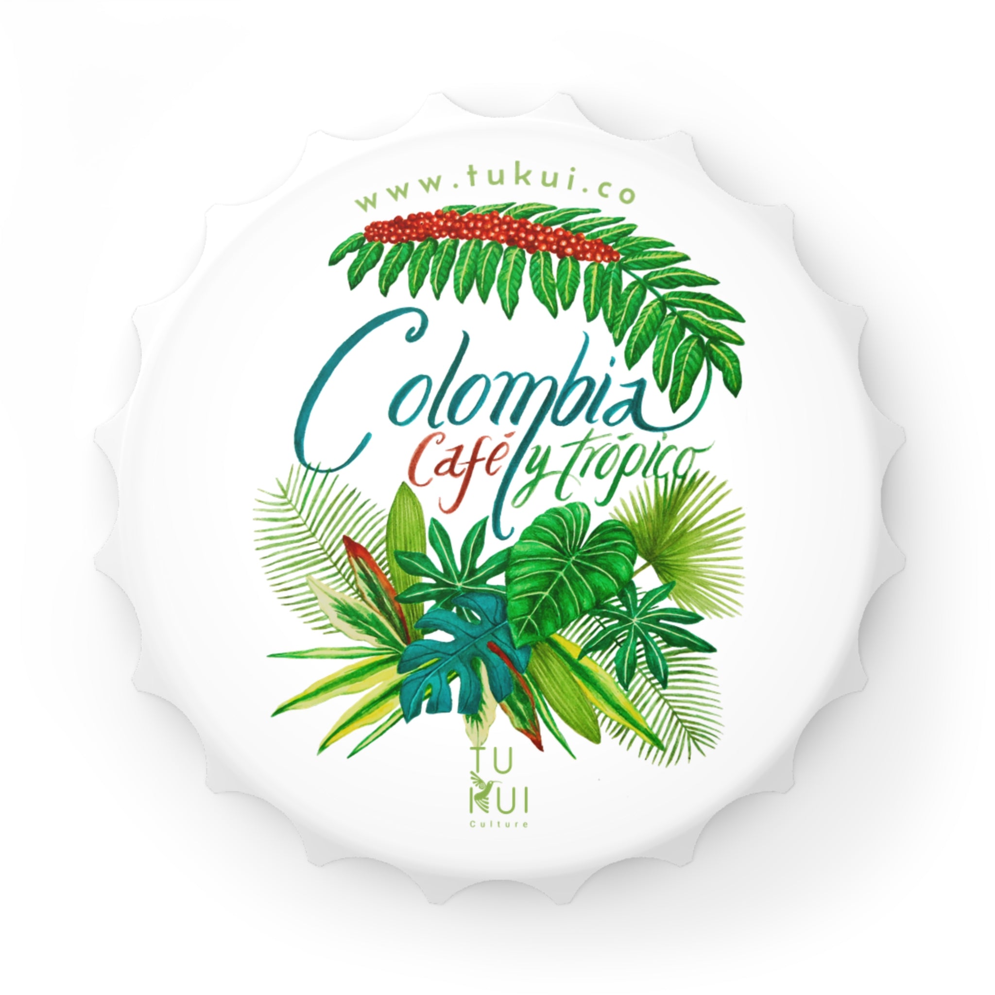 Colombia Café y Trópico — Tropical Bottle Opener