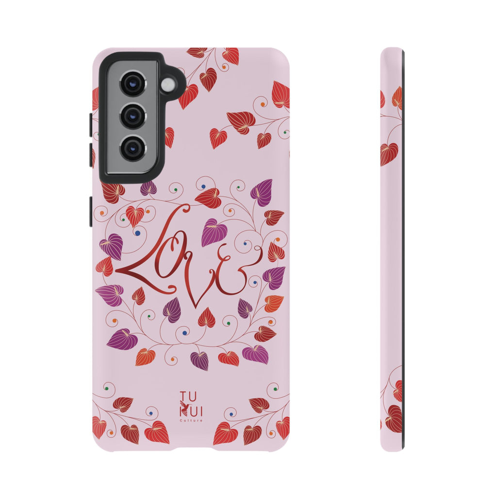 Phone Case - 'Love' Lettering Illustration
