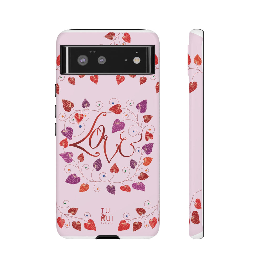 Phone Case - 'Love' Lettering Illustration