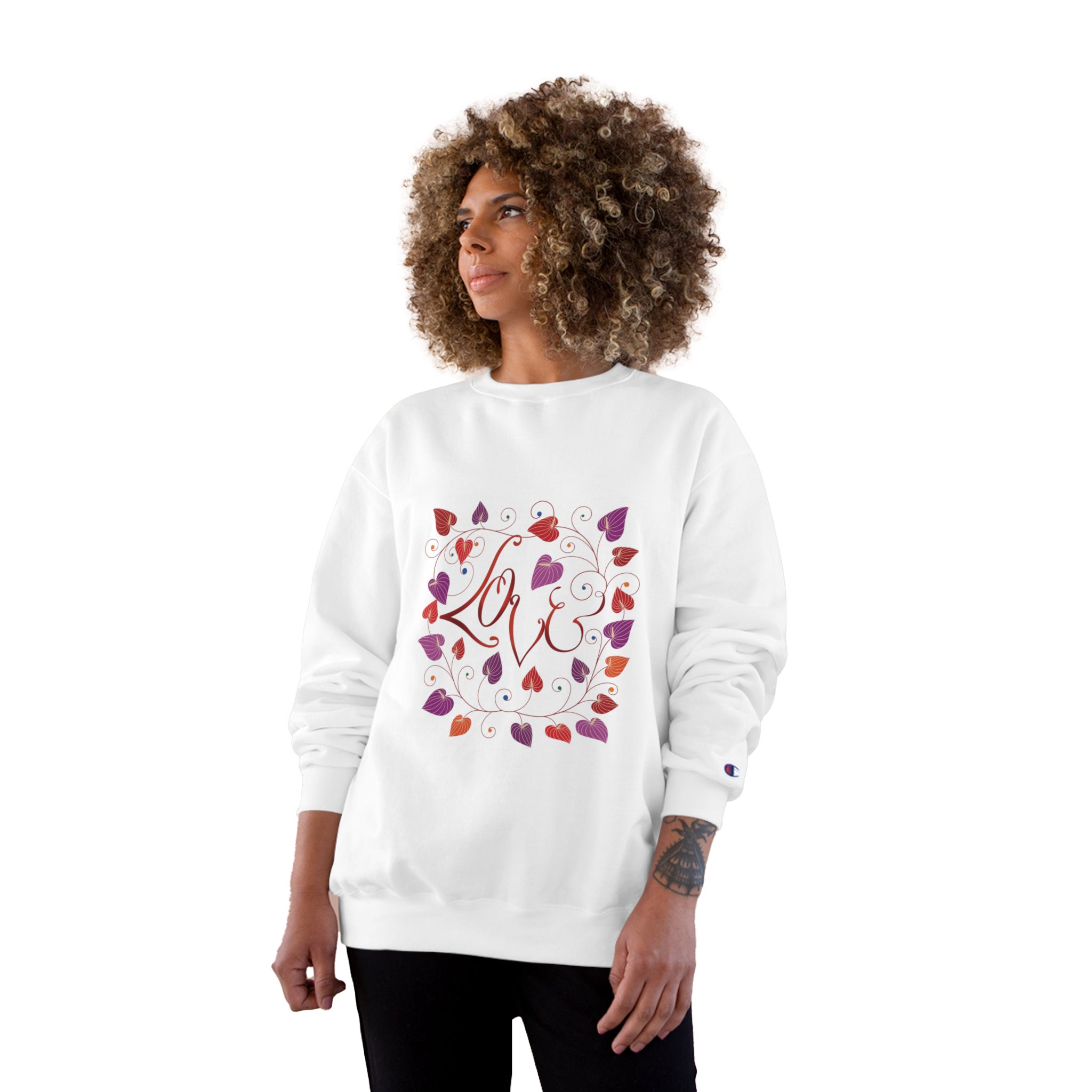 Floral Love Champion Sweatshirt